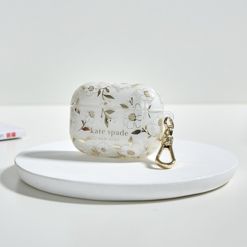【kate spade】AirPods Pro 1/2 代 耳機保護殼套  茉莉 - airpods/耳機保護套 - 其他材質 透明