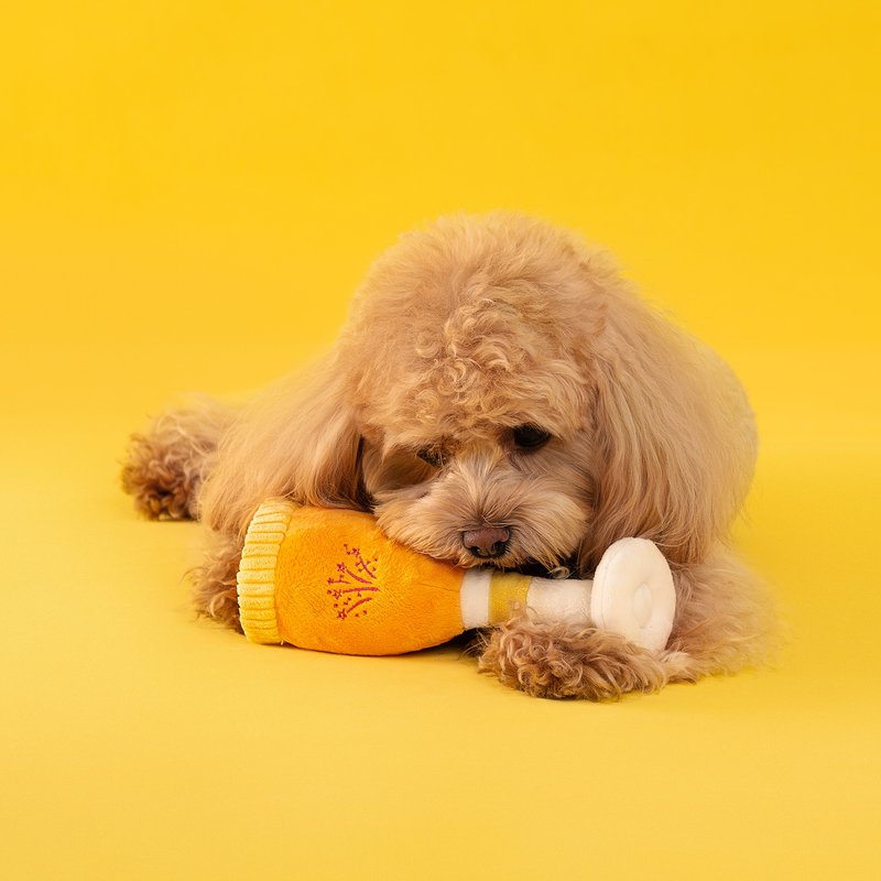 【Dog Toy】 CHEWFFON Stemmed Champagne Cup - Pet Toys - Other Materials 