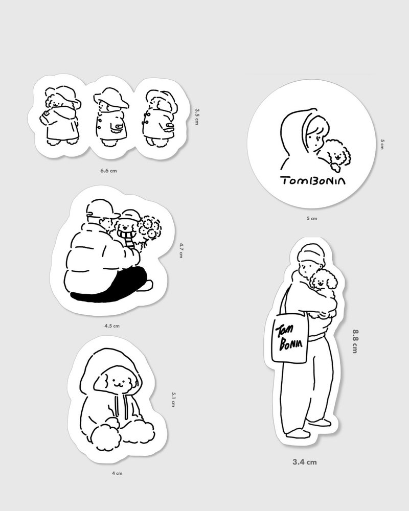 Wearing cap stickers - 其他 - 紙 灰色