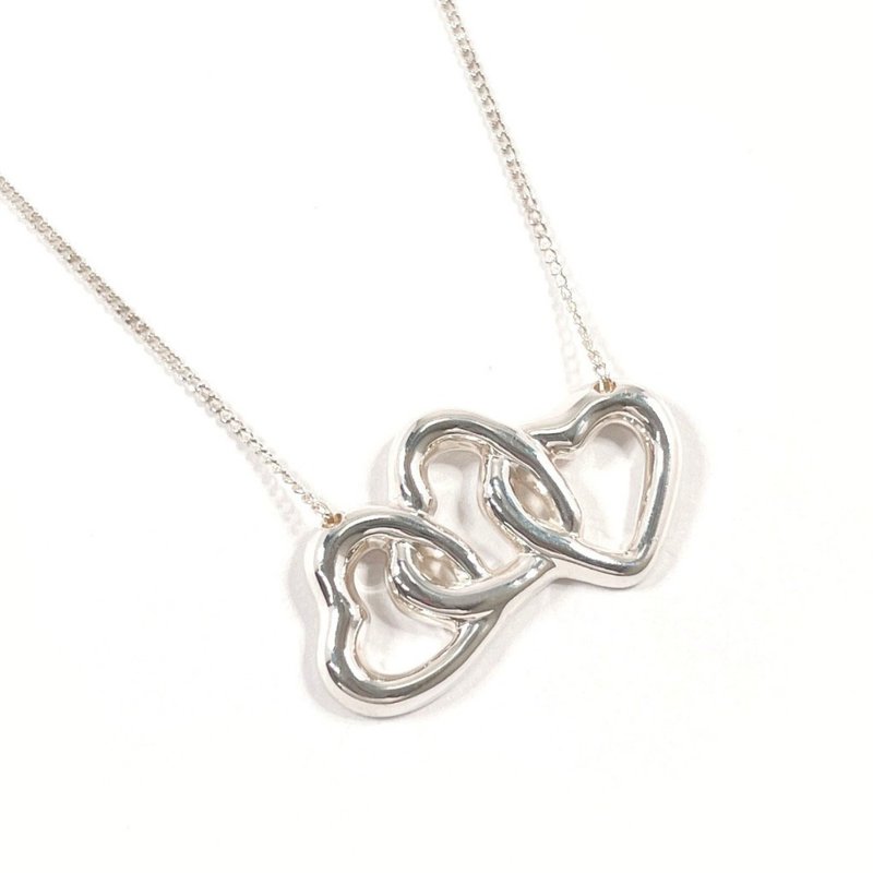 【日本直送 中古美品】ティファニー TIFFANY&Co. ネックレス トリプルハート シルバー925 アクセサリー 新品仕上げ済み - 項鍊 - 純銀 銀色