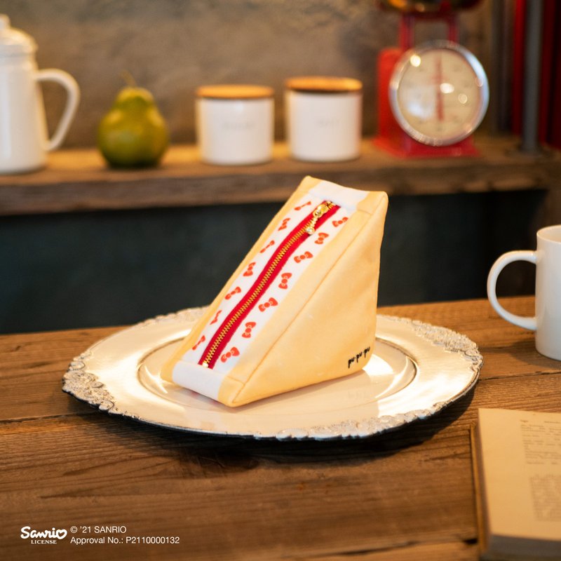 Hello Kitty　サンドイッチポーチ - ポーチ - コットン・麻 ホワイト