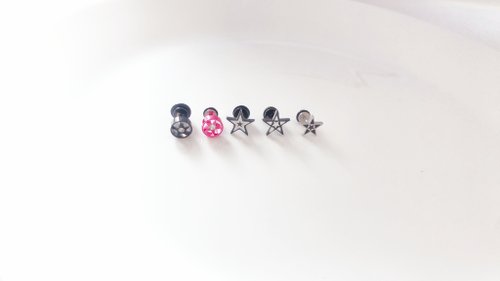 mindimade 個性系列* 星星不鏽鋼耳環* 針耳環/磁鐵耳環