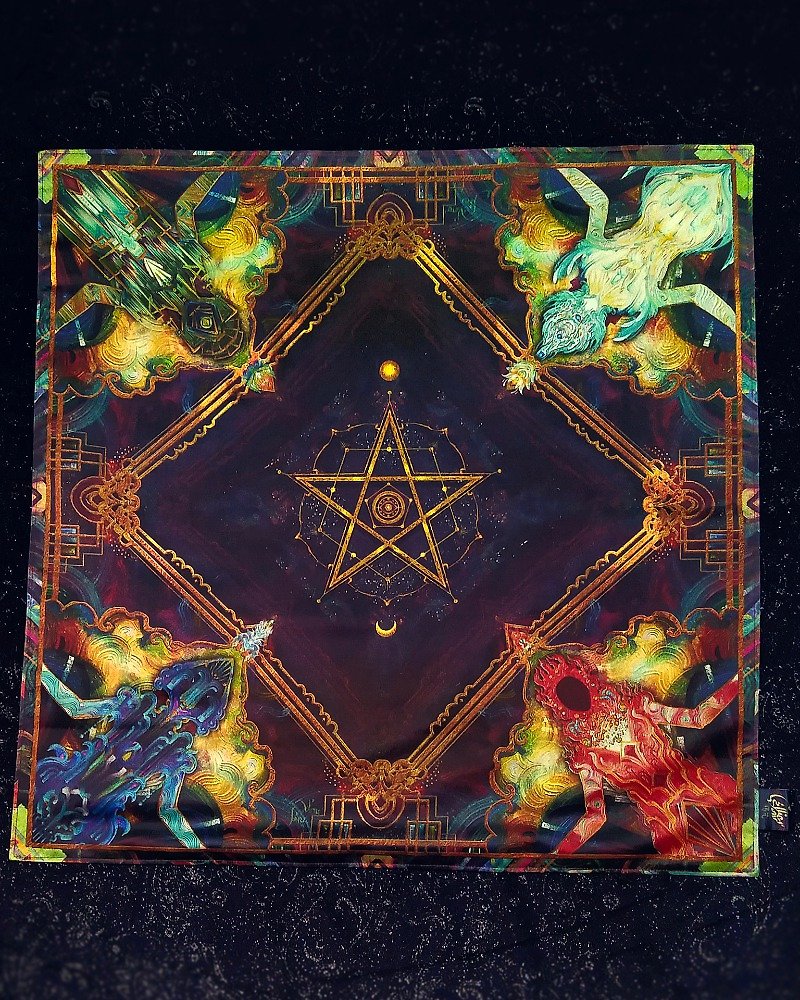 [Sacred Element Guardian Altar Cloth] Pumpkin’s Magic Cabinet╳ Jie Van. - เฟอร์นิเจอร์อื่น ๆ - ไฟเบอร์อื่นๆ 