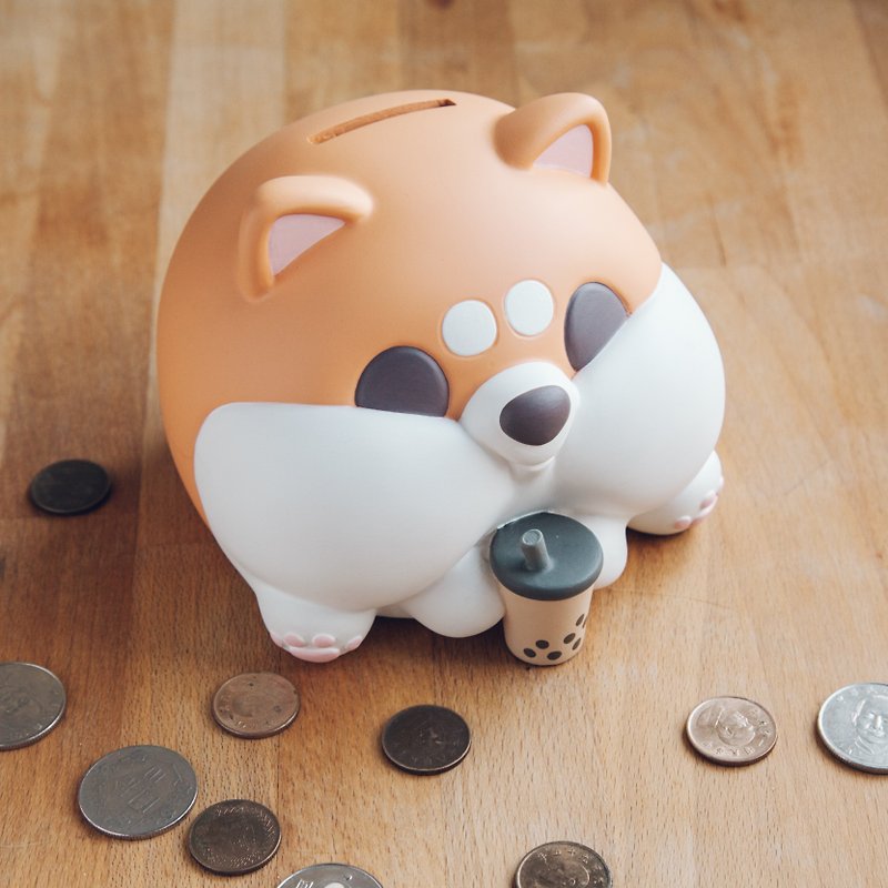 Chiba Piggy Bank ACHTUNG! - Coin Banks - Resin Orange