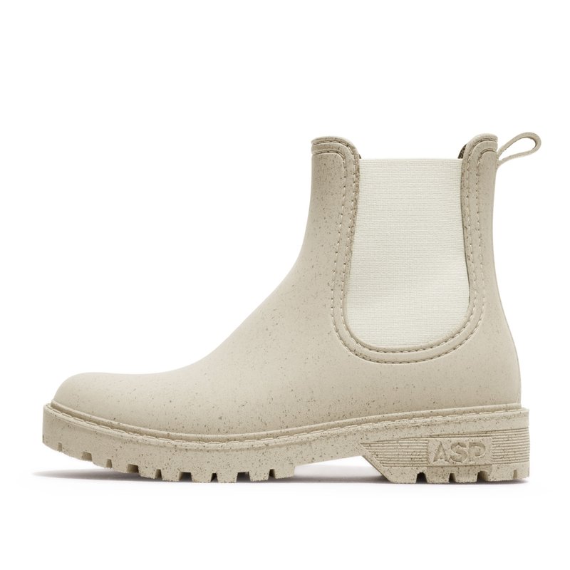 OAK L cork rain boots for women (AS2465-082 off-white) - รองเท้ากันฝน - ไม้ก๊อก 