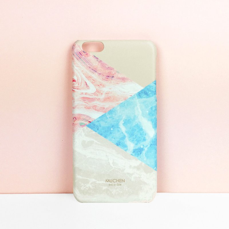 Autumn new product-warm color marble stitching (iPhone.Samsung Samsung, HTC, Sony.ASUS mobile phone case cover) - เคส/ซองมือถือ - พลาสติก หลากหลายสี