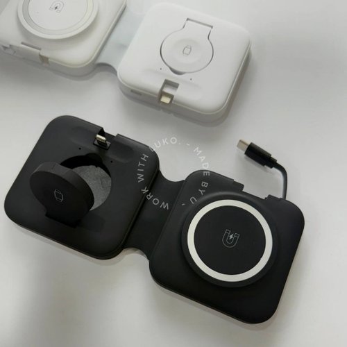 LUKO.Store Apple Watch | 第二代 IPhone 多合一 磁吸旅行摺疊無線充電盤