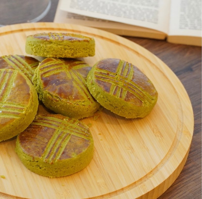[Classic product] Oyamaen Matcha-Breton shortbread (set of six) - Handmade Cookies - Fresh Ingredients 