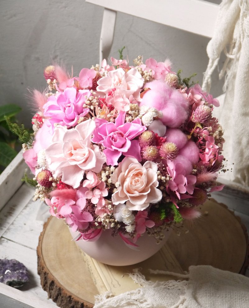 春櫻(大).粉嫩春櫻.不凋花.乾燥花.永生花.生日.開幕.升遷首選 - 乾燥花/永生花 - 植物．花 粉紅色
