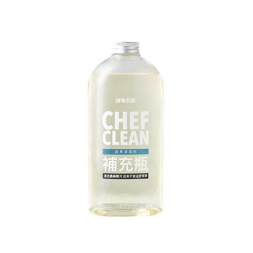 淨毒五郎 Chef Clean 奶瓶蔬果清潔劑補充瓶 | 洗碗精 奶瓶清潔 洗菜 洗奶瓶
