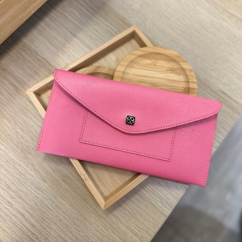 Tosca creations Tosca | Letter Wallet お手紙| 真皮 薄 長皮夾/卡片- 粉紅