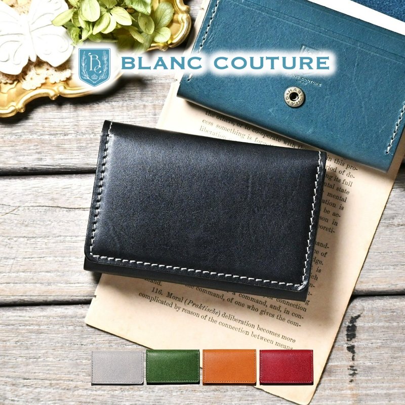 名刺入れ 大容量 アンティークレザー 革 - 名刺入れ・カードケース - 革 ブラック