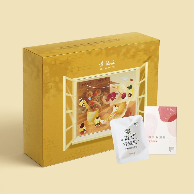 Beautiful gift box set | handmade tea bag x good bath soap - ชา - อาหารสด 