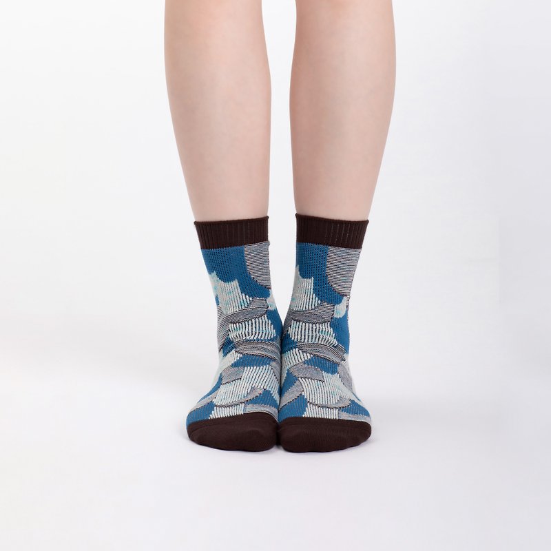 earth also blinks 3/4 socks - Socks - Other Materials Blue