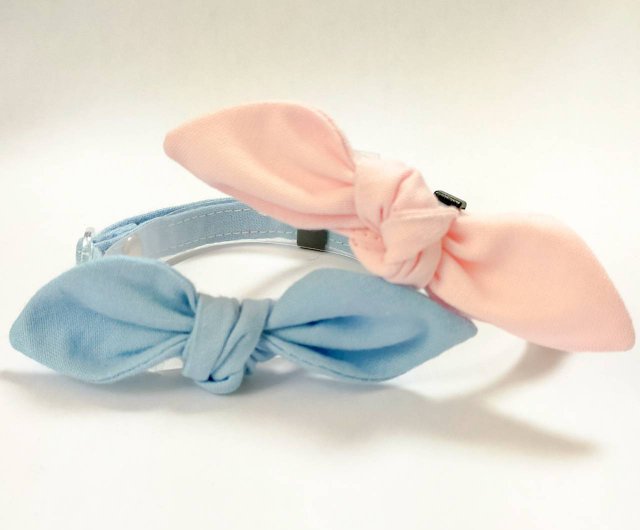 別珍フルボンネット a:ruco 耳が聴こえるフルボンネ 全11色】うさ耳リボン 単色 セーフティバックル 猫 小型犬 首輪