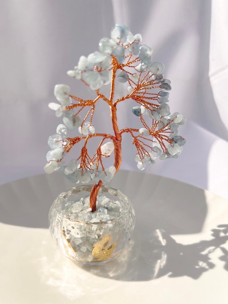 天然礦石 五行水晶【水晶發財樹】開運小物 辦公室 居家擺件 - 擺飾/家飾品 - 水晶 