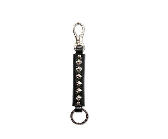 Calee Studs Leather Key Ring rivet leather key ring (Type A)