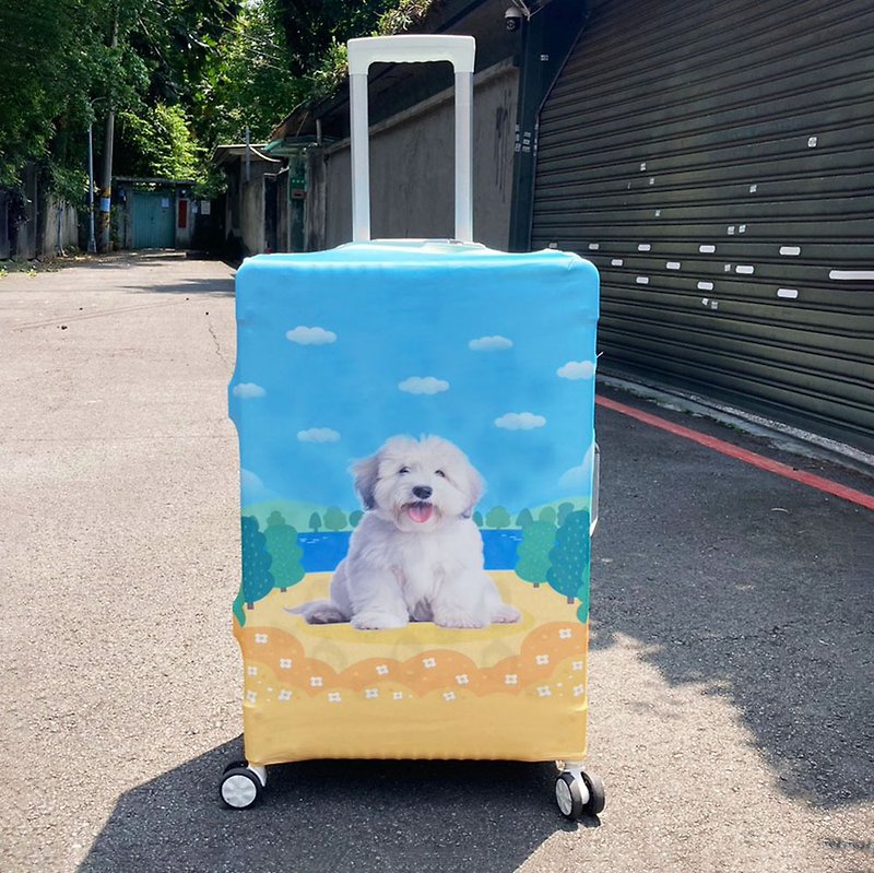 [Customized] Pet Luggage Cover - Luggage & Luggage Covers - Other Materials Multicolor