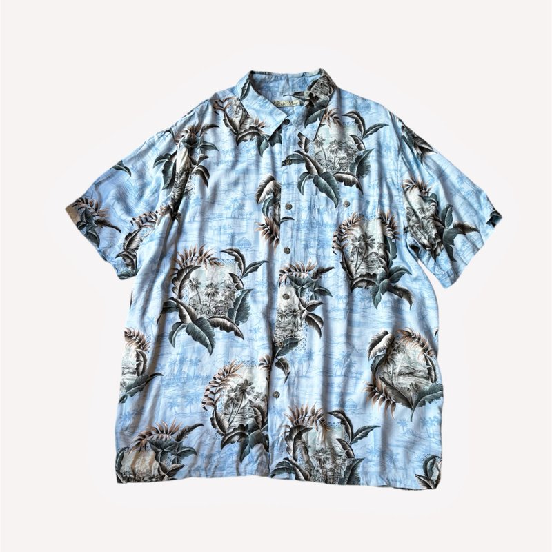 美國二手人造絲夏威夷襯衫 - 男襯衫/休閒襯衫 - 其他材質 多色