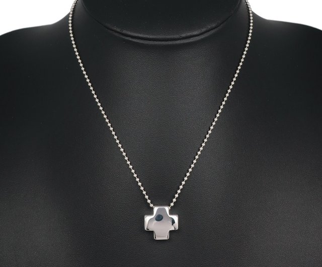 TIFFANY&CO.ローマンクロスボールチェーンネックレス【美品】ヴィンテージ TIFFANY&CO.ローマンクロスボールチェーンネックレス【美品