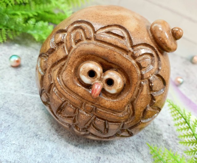 XiaoshuTongying│YoshinoEaglexOwl、手作りの陶器の鐘、陶器の芸術