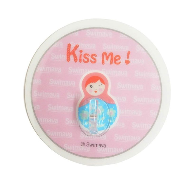 A1 Swimava Russian doll adhesive hook bathroom - Other - Plastic Red