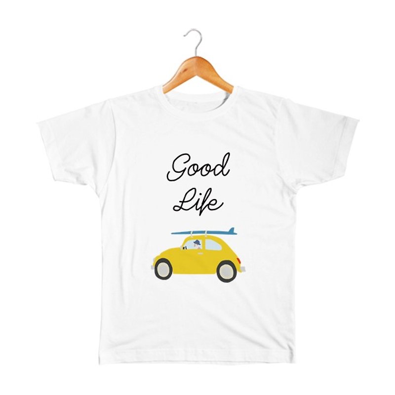 Good Life 兒童T恤 - 男/女童裝 - 棉．麻 白色