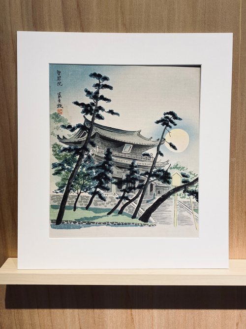 京十二景_知恩院 - 徳力富吉郎 - 版画 - ショップ dpstaichung 