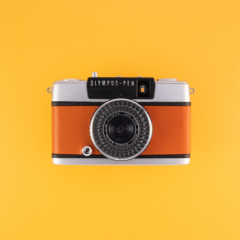 ヴィンテージ OLYMPUS PEN EE-3 Sunset サンセット - カメラ - 金属 オレンジ
