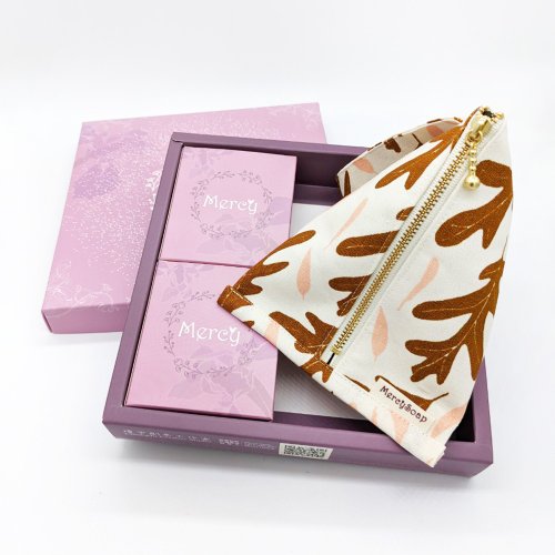 Mercy Soap手工皂專賣店 Mercy發願祈福系列-包粽開運手工皂禮盒///米白色