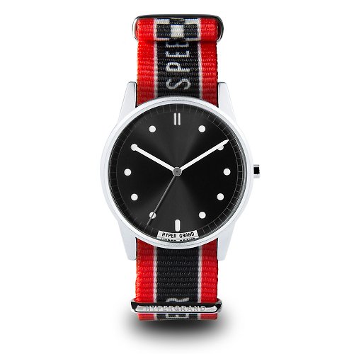 HYPERGRAND HYPERGRAND - 01基本款系列 - WARP RACE RED 紅方格旗 手錶