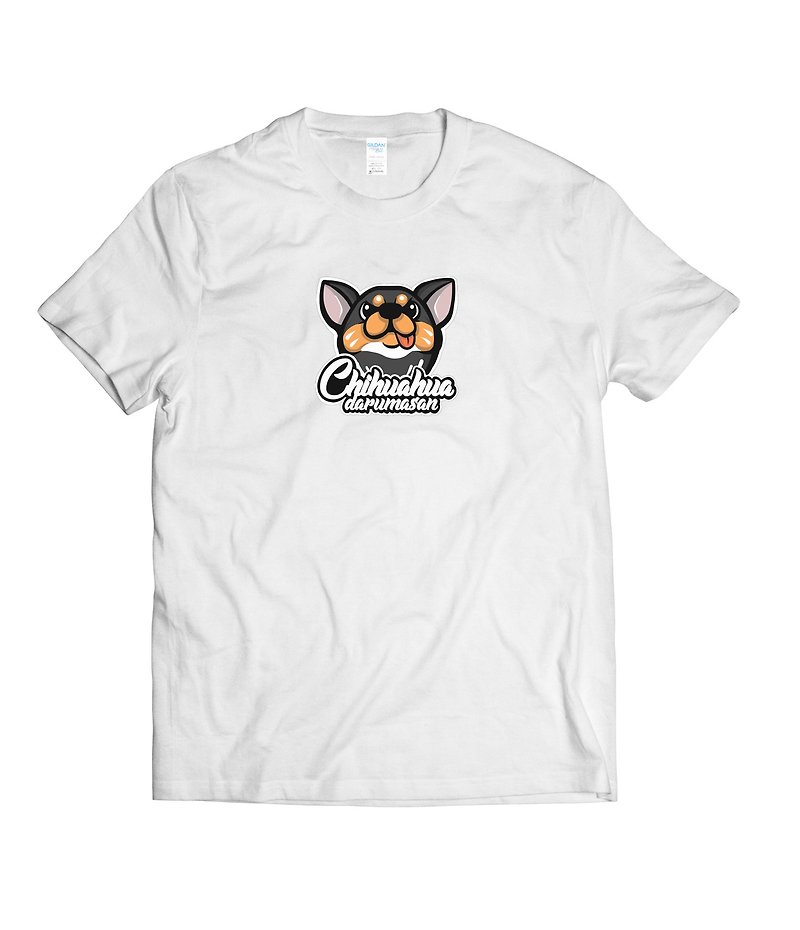 Chihuahua Tumbler-T-shirt White/Black/Grey/Navy Blue - Men's T-Shirts & Tops - Cotton & Hemp Multicolor