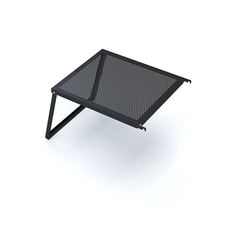 【auvil오빌】韓国製ブラック鉄キャンプエクステンションテーブル - その他の家具 - 金属 ブラック