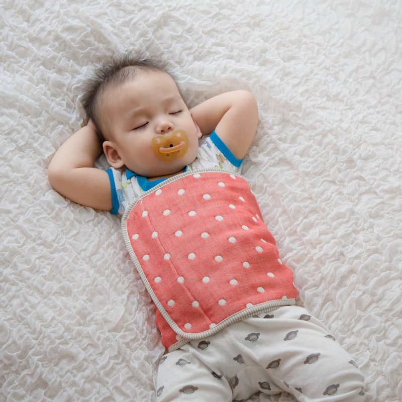 【新生児は一晩中よく眠れます】日本製6重糸あったかお腹（0～2歳）62×22.5cm_4人用 - ベビー寝具 - コットン・麻 多色