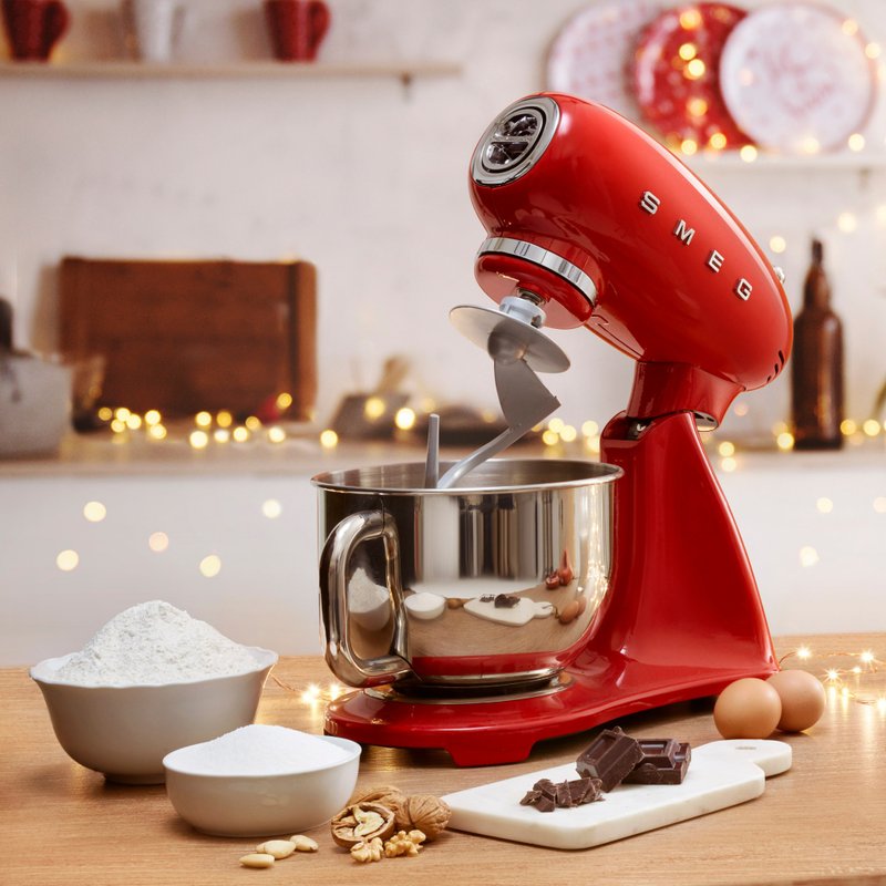 【SMEG】Italian Retro Aesthetics Full Color Blender - Charm Red (Free Baked Dessert Recipe) - Kitchen Appliances - Other Metals Red