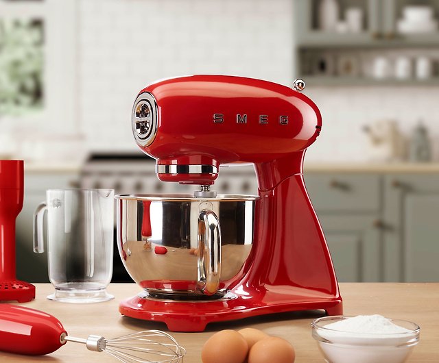 Smeg Full Color Stand Mixer - Red
