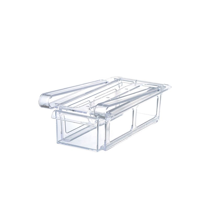 日本ISETO 日製懸掛式冰箱抽屜儲物盒-窄版 - 其他 - 其他材質 透明