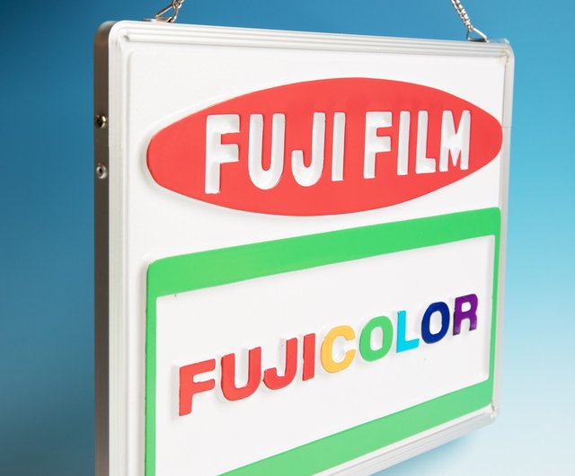 Sang Hui Company 昭和時代 日本の富士フイルム FUJI FILM COLOR プラスチック広告看板 - ショップ Somewhere  Somehow 置物 - Pinkoi