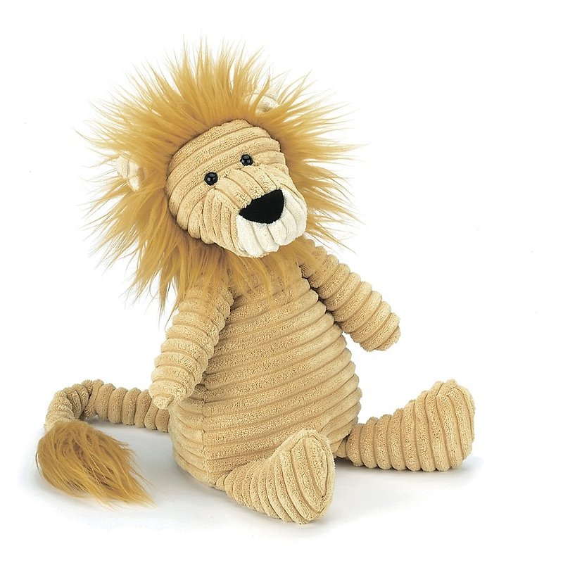 Jellycat Cordy Roy Lion 粗線條獅子 38cm - 公仔模型 - 聚酯纖維 黃色
