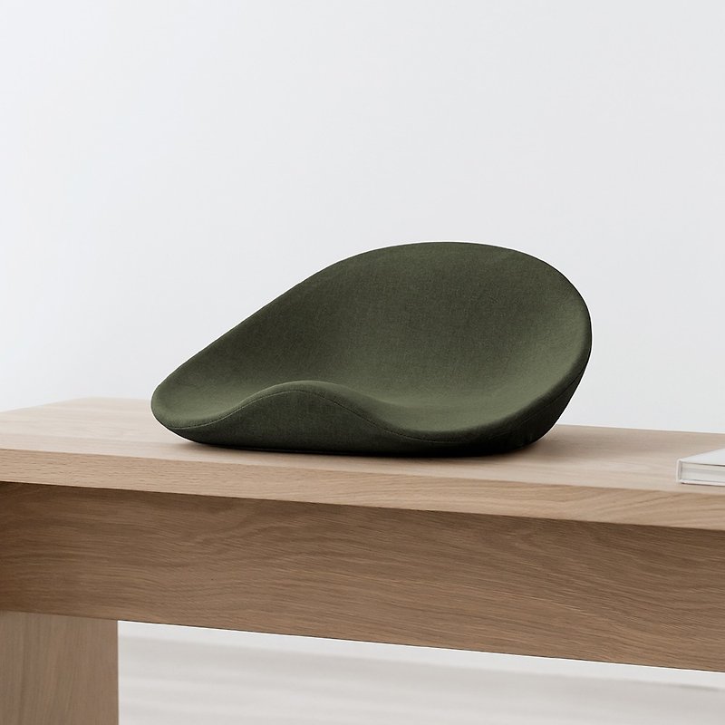 【&MEDICAL】 Waist-relaxing seat cushion - olive green - Chairs & Sofas - Other Materials Green