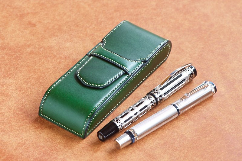 Case for two fountain pens - Pencil Cases - Genuine Leather 