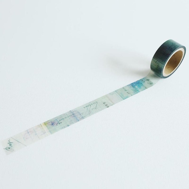 YOHAKU paper tape CT-009 - Washi Tape - Paper Blue