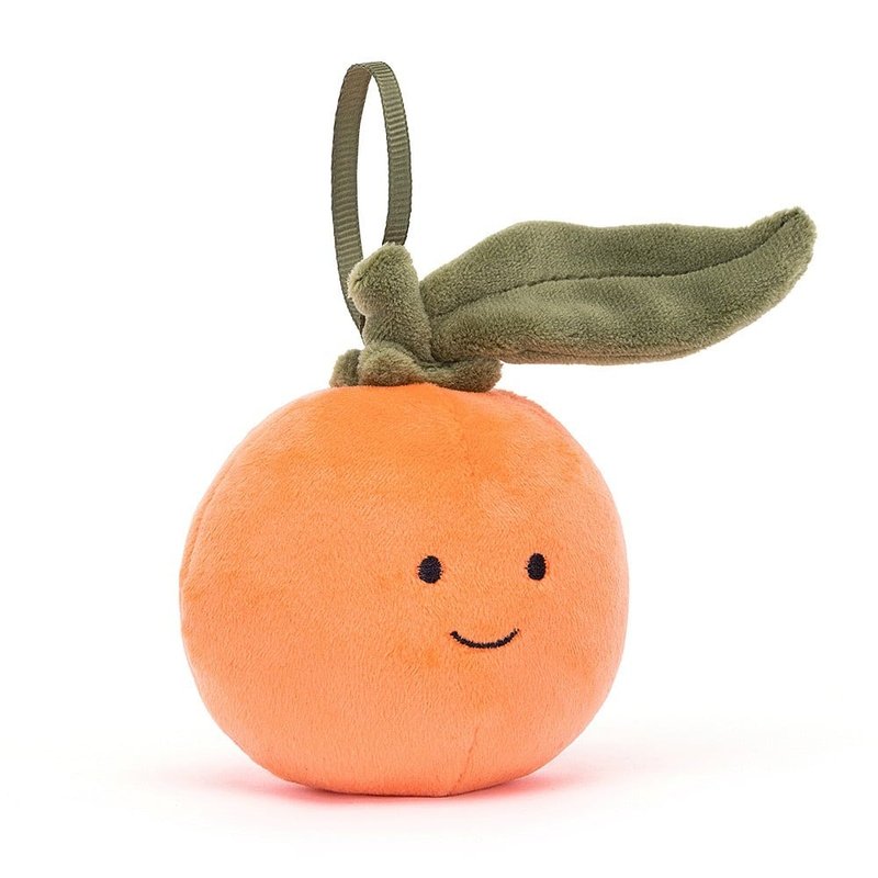 Festive Folly Clementine 柑橘吊飾  大吉大利掛飾 - 吊飾/掛飾 - 聚酯纖維 橘色