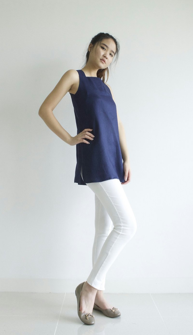linen top, linen clothing,women clothing,linen blouse,linen loose top E42T - 女裝 上衣 - 亞麻 