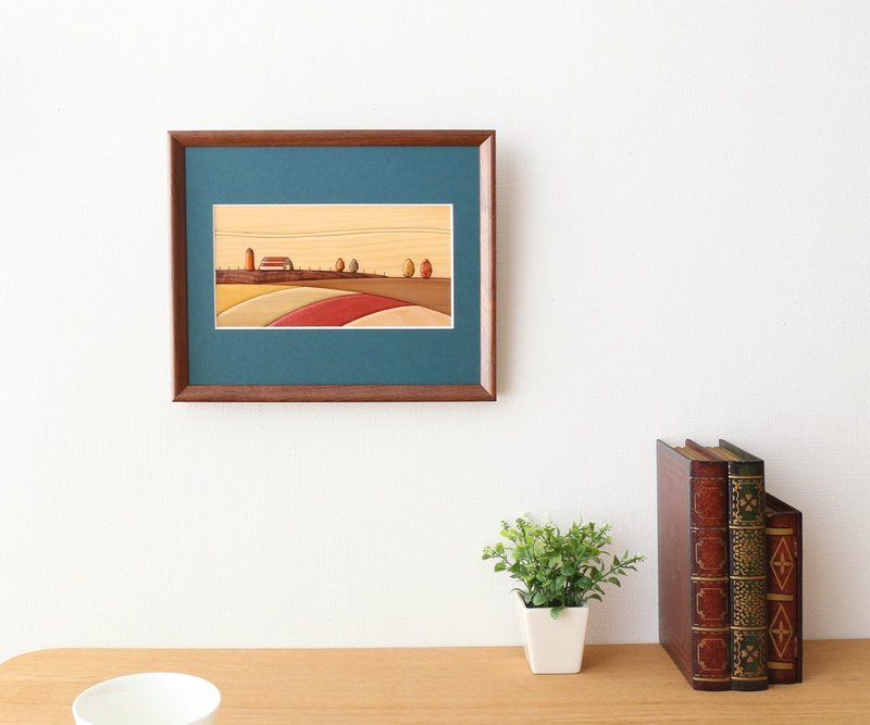 Asahikawa Craft Studio Pecker Parquet frame E13 - Posters - Wood 