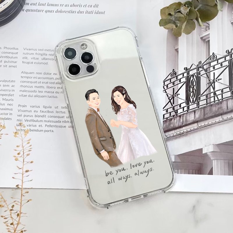 [iPhone Shockproof Phone Case Cover] Pet Characters Like Yan Painting | Follow IG to give tablecloths - Phone Cases - Silicone Gray