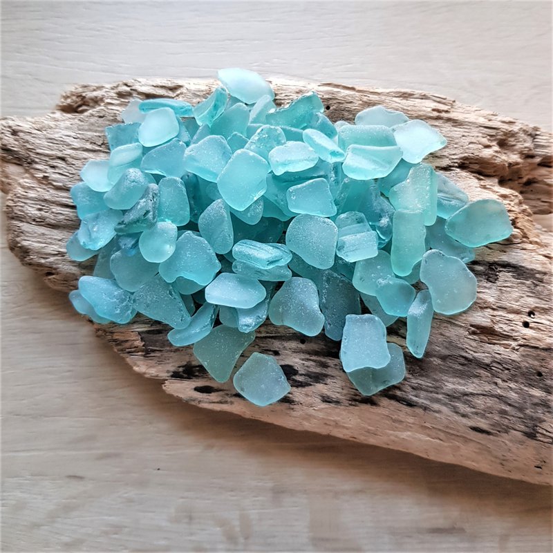 Small & tiny genuine sea glass.Sea colors mix. 1/2 pound - อื่นๆ - แก้ว หลากหลายสี