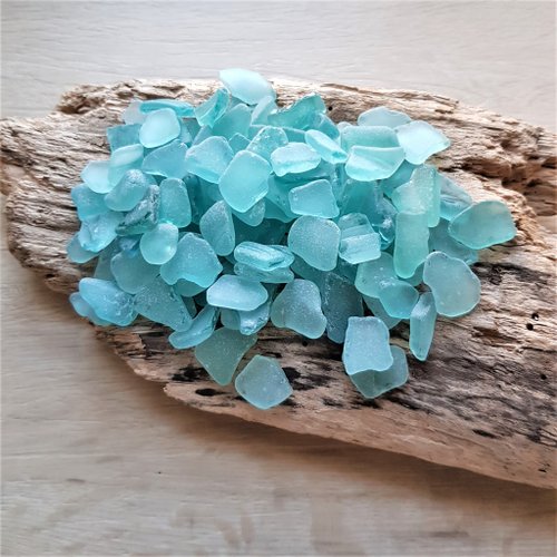Japan Sea Glass 從海中提取的稀有彩色玻璃家居裝飾用玻璃鵝卵石填充450克