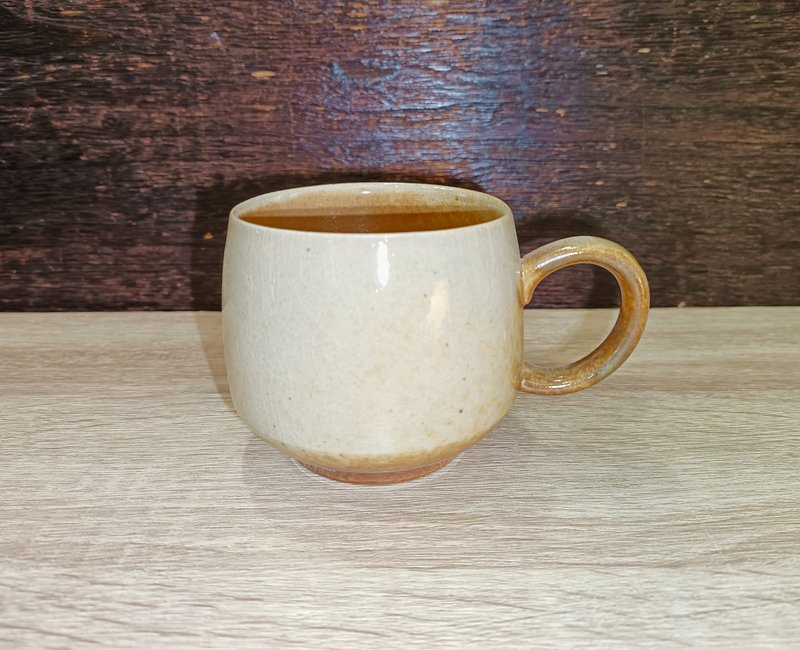 柴燒無釉馬克杯咖啡杯-鶯歌李玟叡 - 咖啡杯/馬克杯 - 陶 
