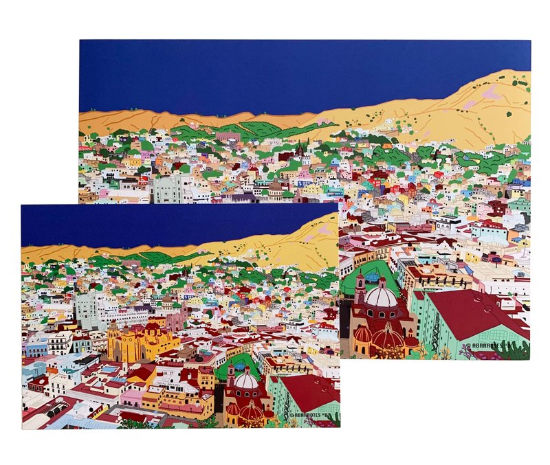 México Guanajuato Poster - 海報/掛畫/掛布 - 紙 藍色